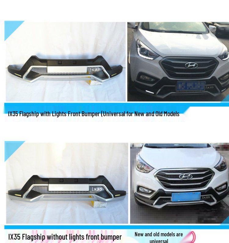 Защитные накладки на бампер Hyundai ix35 (2010-2017): Специфические модификации передней и задней части