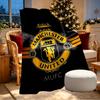 Manchester United F.C Print Blanket - Soft & Comfortable, for Bedroom, Travel, Sofa, Home Decoration - Birthday Christmas Gift for Friend