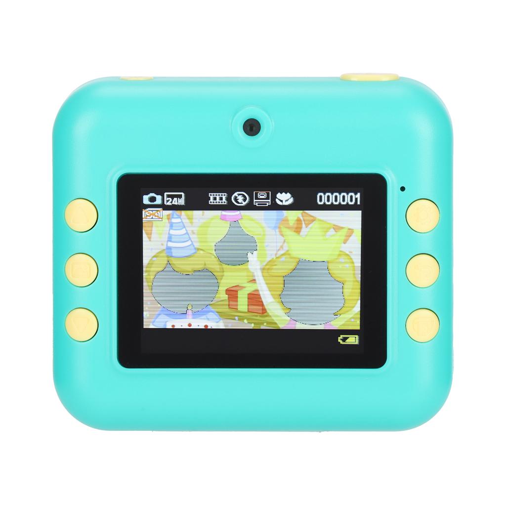 Детская камера мгновенной печати Mini Kids Digital WiFi Inkelss Portable с 2,4-дюймовым большим экраном