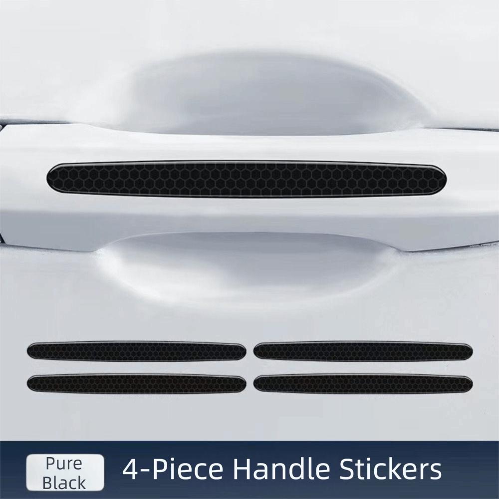 Reflective Door Handle Protective Strip Anti Scratch Anti Scratch Accessories Door Bowl