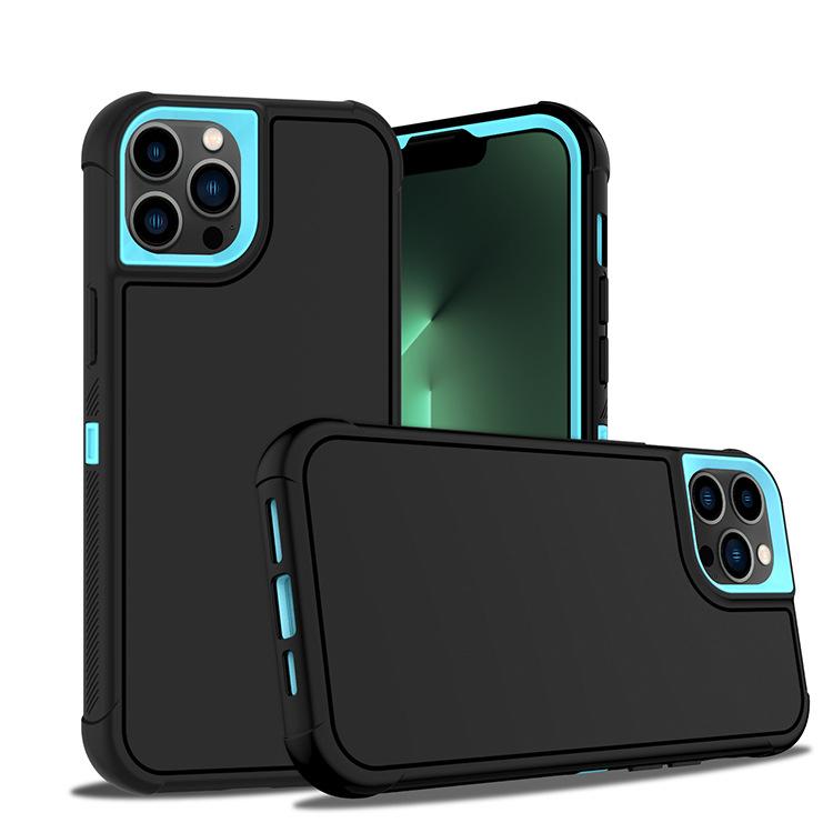 Новый цветной защитный чехол для телефона для IPhone14plus 6.7 Полностью закрывающий, противоударный и защищающий от падений Рынок
