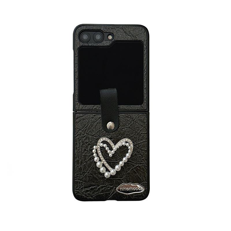 Чехол для телефона Pearl Water Diamond Love для Samsung ZFold6 Flip Fold Flip 4 с цепочкой на руку P50pocket