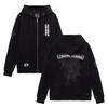 835 CHROME HEARTS 2025 Autumn and Winter New Plus Size Classic Style Logo Zipper Hooded Sweatshirt, Suitable for Couples To Wear