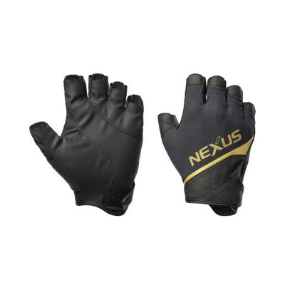 Перчатки Shimano Nexus Stretch размера M, крой из 5 частей, GL-105Y, черные,