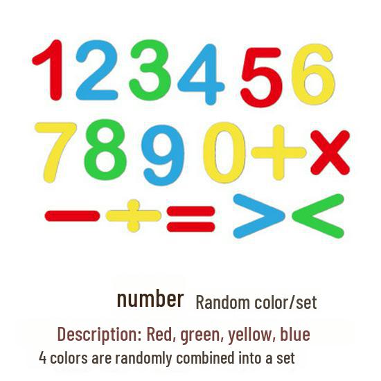 Магнитные наклейки с буквами алфавита и цифрами для раннего образования: 26 цветных заглавных букв для досок и холодильников