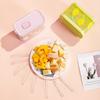 Portable Small Fork Storage Box Reusable Fork Organizer  Dim Sum Serving