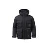Li Ning Sports Trend Series Multi Pocket Warm Hooded Down Jacket Winter Men Jacket Black AYMS265-1