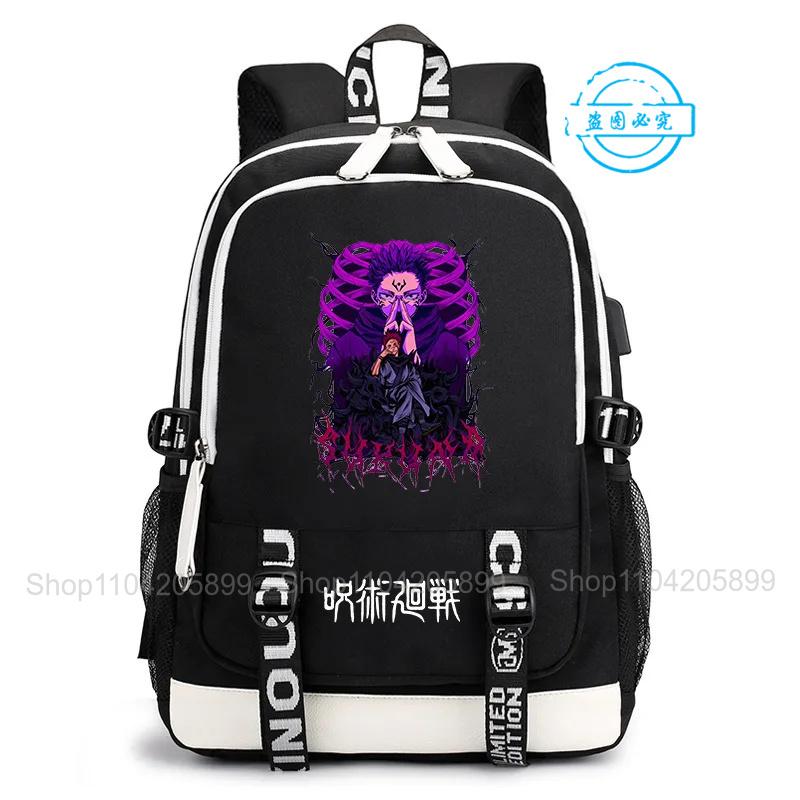 Рюкзак Jujutsu Kaisen Аниме Сатору Косплей Mochila Большая Вместимость Студенческий Мальчики Школьная Сумка Мультяшный Ноутбук Путешествия Rucksack Подарок