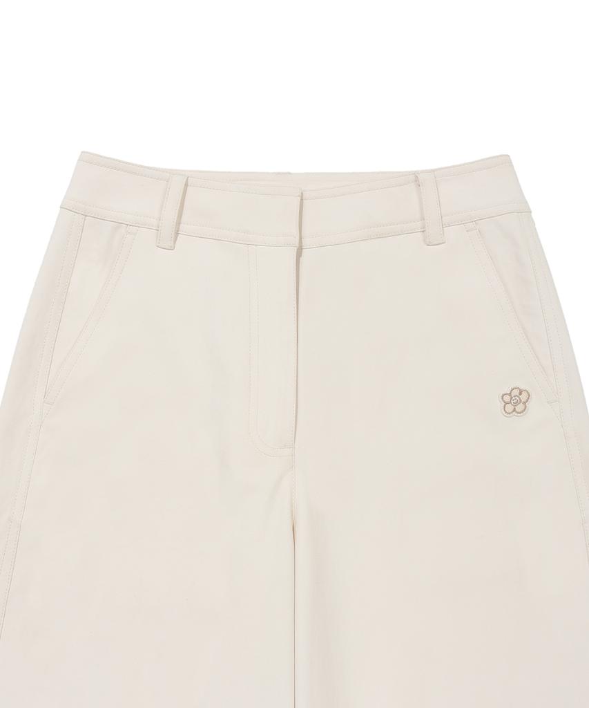 WACKY WILLY Women'S Curved Fit Pants Cream