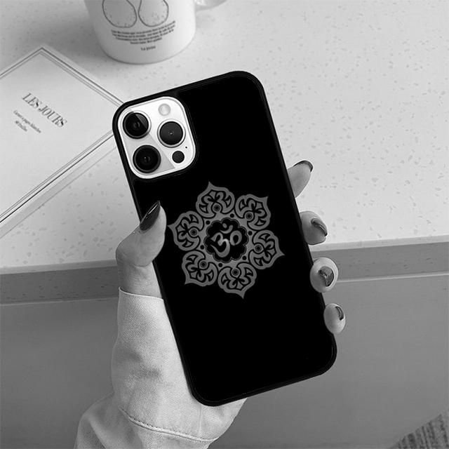 OM Yoga GOA Символ Дзен Чехол для телефона Для iPhone 17 Air 14 15 16 16e 13 12 Max Чехол Для Apple 11 Pro Max Plus Coque