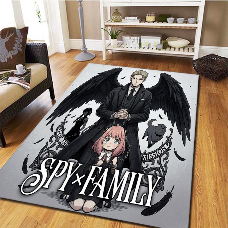 Spyxfamily Carpet Rug For Living Room Bedroom Home Sofa Decoration Kids Play Nonslip Floor Mat
