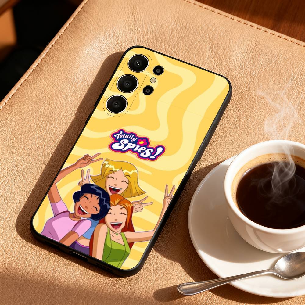 1PC T-Totally S-Spies Phone Case For Samsung S26,S25,24,23,22,30,21,10,9,Ultra,Plus,Lite,FE Soft Black Case