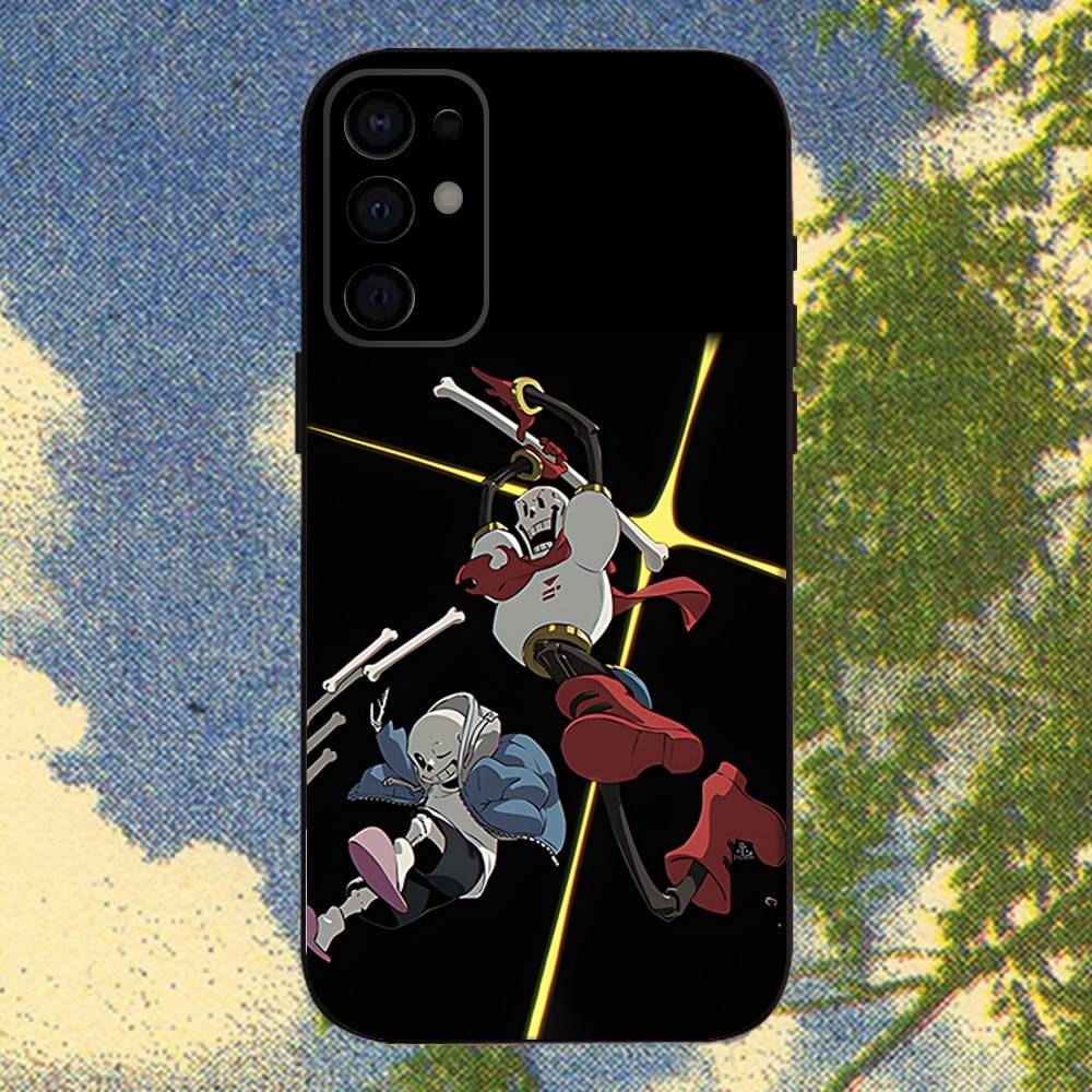 Чехол-подставка U-Undertale Sans для Samsung Galaxy S21 S25 FE S24 S23 Ultra S20 S9 S22 Plus S10, ТПУ