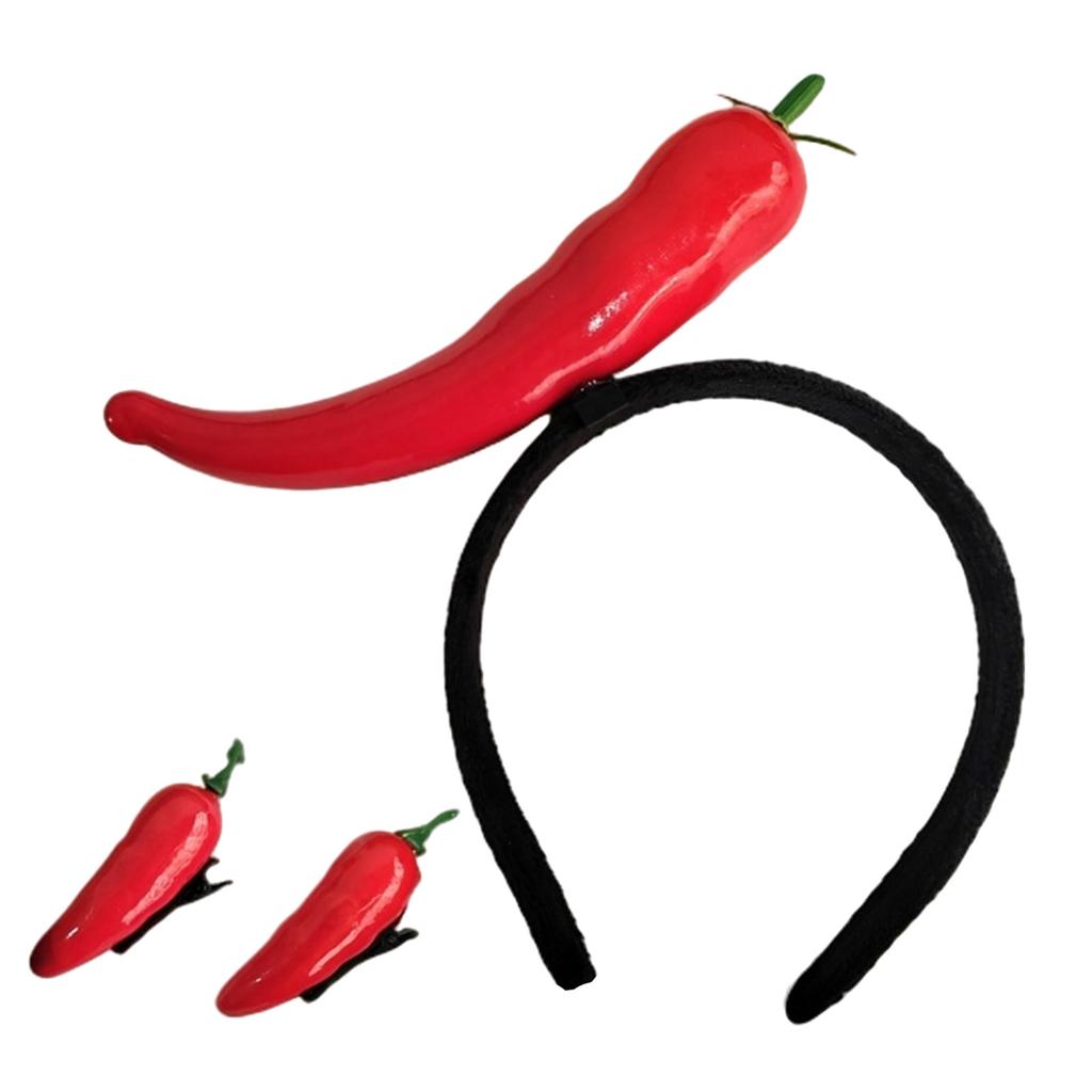 Имитация фруктов и овощей, обруч для волос, забавный, для дня рождения, косплея, Хэллоуина, головной убор, женская мода, аксессуары для волос