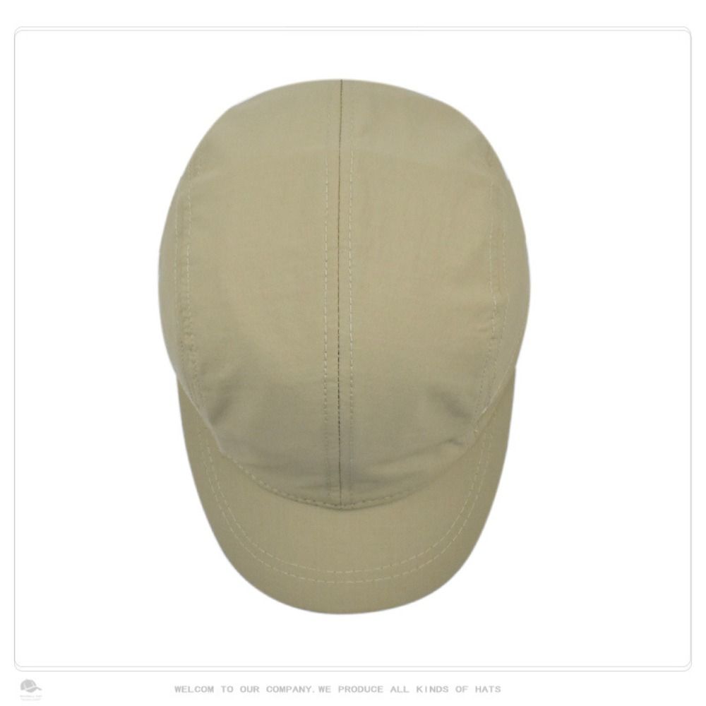 Japanese Style Short Brim Baseball Cap Nylon Peaked Cap Versatile Sun Hat Men