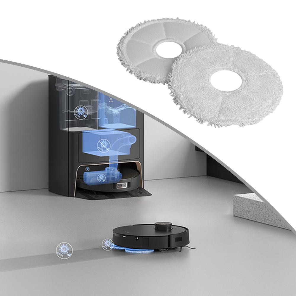 Тряпка для швабры для Ecovacs X1 OMNI/TURBO/MAX / X1S PRO,T20 PRO/MAX/PRO PLUS,T10 OMNI/ TURBO/MAX Аксессуары Деталь робота-пылесоса