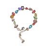 Girls Colored Bracelet Sparkling  Bangle For Women Beautiful Baroque Style Stones Bracelet