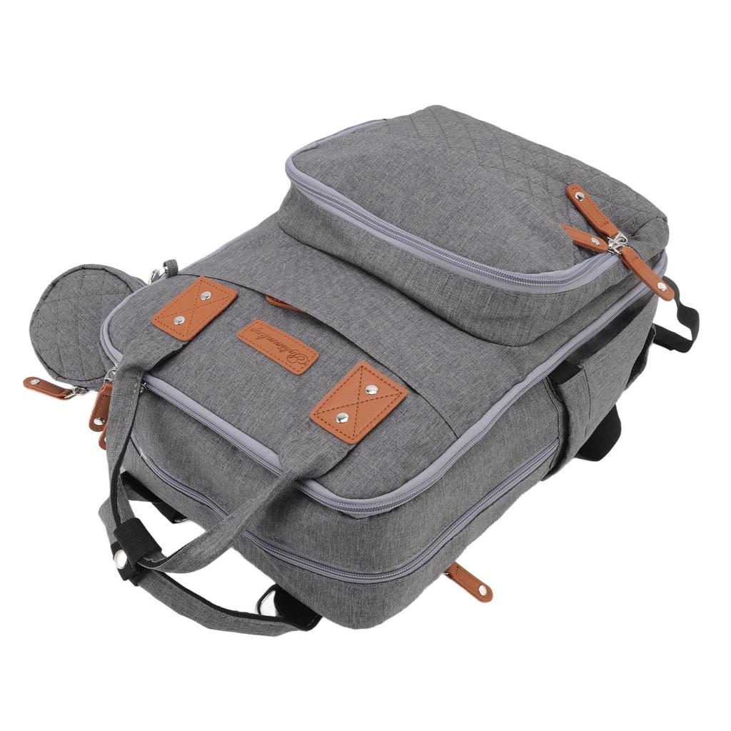 Сумка для подгузников, рюкзак с вышивкой, на два плеча, 20 л, большая вместимость, рюкзак для мам, сумка для подгузников с