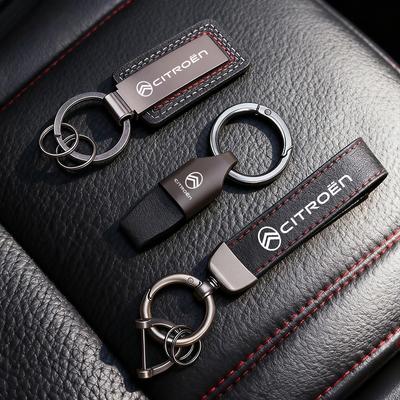Кожаный брелок Стиль автомобиля Эмблема Металлический кулон Для Xsara Grand Picasso Jumper Cactus Saxo Jumpy C8 C-Elysee CelyseeC6