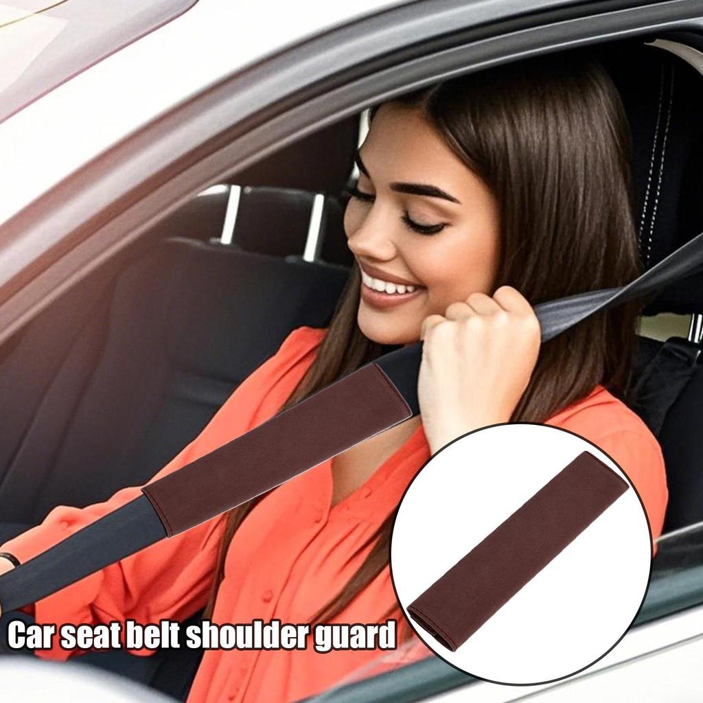 Seat Belt Shoulder Pad Soft Seat Belt Cushion Built-In Anti-Slip Silicone Strip Padded Safety Strap Cushion For Driving Travel