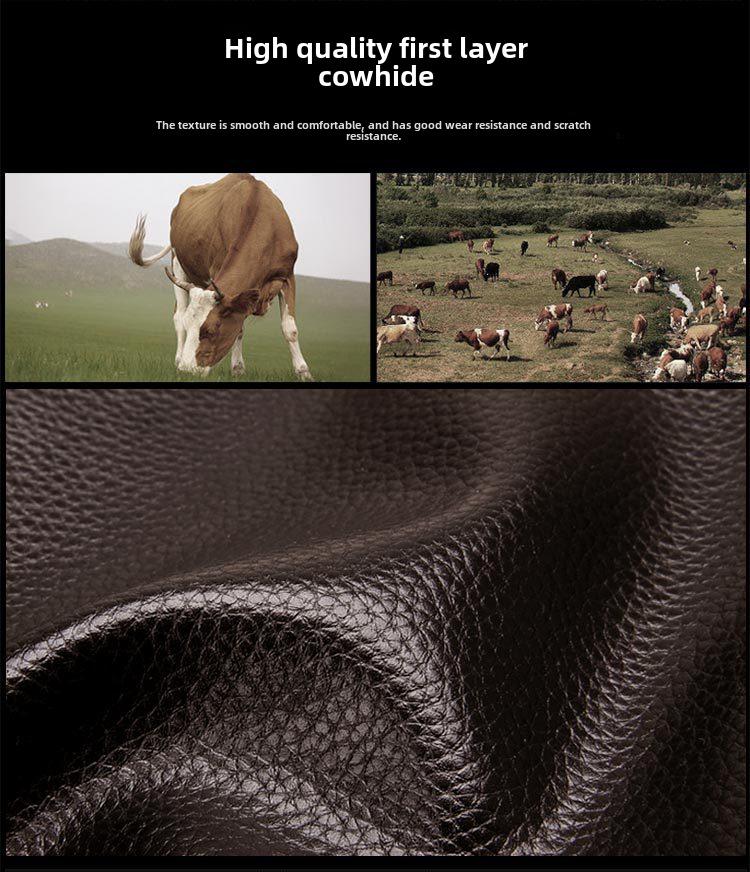 Мужской длинный кошелек из натуральной кожи King Paul - держатель для нескольких карт с клатчем большой емкости