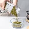 Прозрачный герметичный контейнер для хранения продуктов питания Ja с герметичным замком, герметичный, пыленепроницаемый, влагостойкий, контейнер для рисовых хлопьев, сухого молока, чехол для хранения закусок, чая