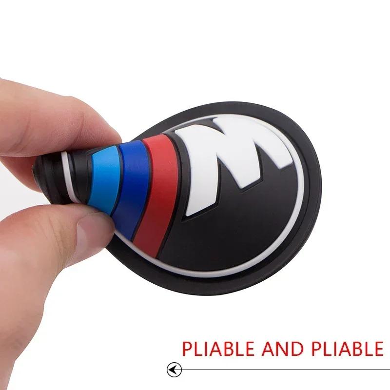 BAAI1 Car Sticker 2026 1Pcs Car Waterproof Coaster Non Slip Water Cup Pad Mat For BMW X1 X2 X3 X5 X4 X6 X7 G30 G20 G32 G11 G12 F40 F30