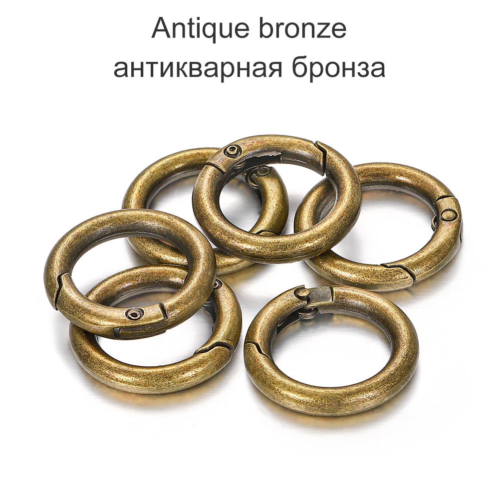 5 шт., пружинные уплотнительные кольца, пряжки, зажимы, карабины, крючки для изготовления ювелирных изделий своими руками, аксессуары