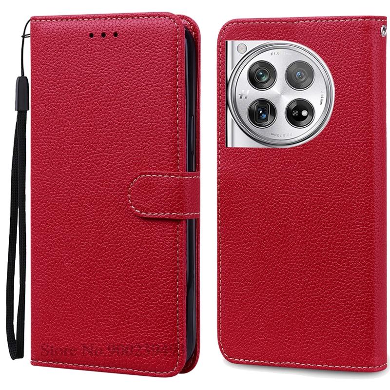 For Oneplus 12 Case Leather Wallet Flip Cover Phone Case For Oneplus 12 Coque Fundas For One Plus 12 Oneplus12 Phone Case Fundas