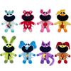 Мягкие игрушки SUANES Catnap, мягкие игрушки Smiling Critters Huggy Wuggie, Huggy Wuggie Глава 3, милый мультяшный монстр, подарок для фаната игры, подарок на день рождения (8 шт.)