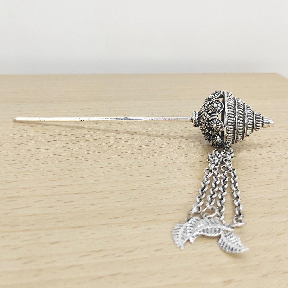 Girl Hair Accessories Thai Headdress Metal Hair Sticks Tassels Hairpin Ancient Style Headwear