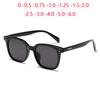 Outdoor Sunshade Anti-Glare Square Nearsighted Sunglasses With Diopters Uv400 Shortsighted Prescription Eyewear -0.5 -0.75 To -6