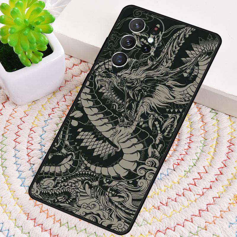 Модный Чехол для Телефона с Драконом для Samsung Galaxy note 10 pro S26 Ultra S23 S24 FE S25 S21 S22 PLUS ударопрочный Чехол