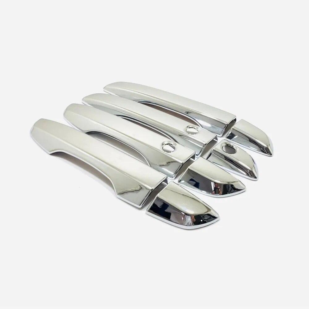 Крышка дверной ручки с правым рулем для Honda Civic 10th Gen 2016 2017 2018 ABS, углеродное волокно, внешние детали, аксессуары