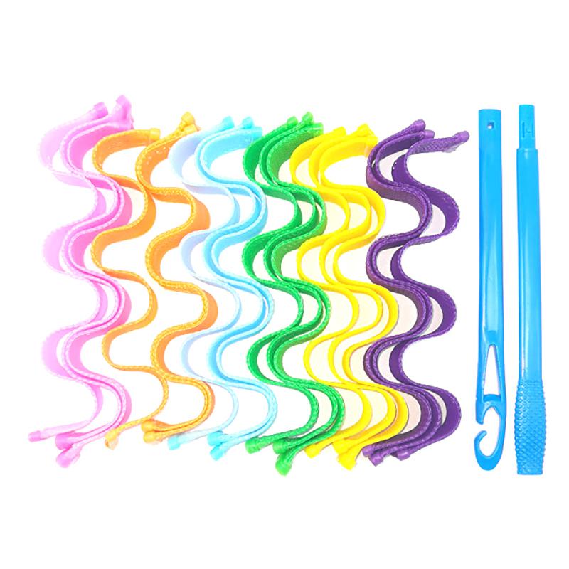 12 шт. Бигуди для волос без нагрева, Ролики для волос без нагрева, Мягкие локоны, Палочки-ролики для завивки, Коклюшки, Формирователи волн, Инструменты для укладки волос