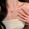 Elegant Pearl Necklace - Versatile Niche Design with Heart Pendant for Women