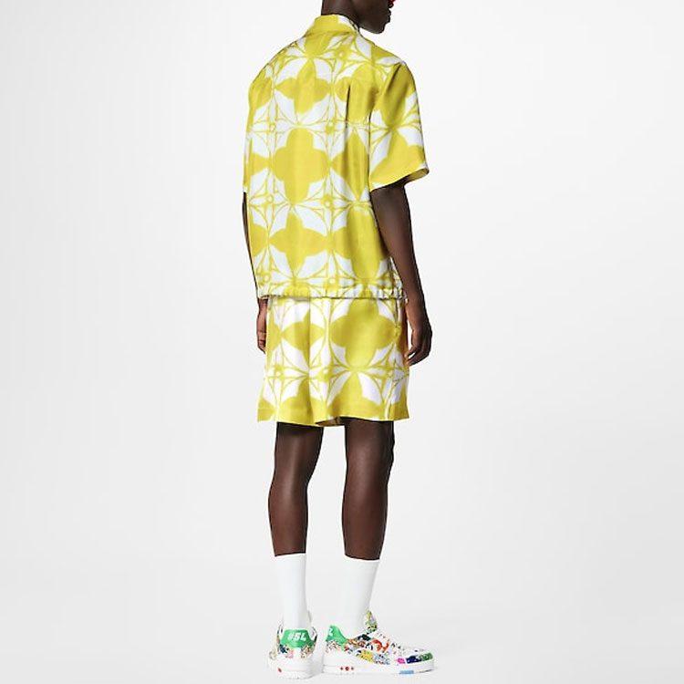 Louis Vuitton SS23 Рубашка Мужская Желтая 1AB6FB