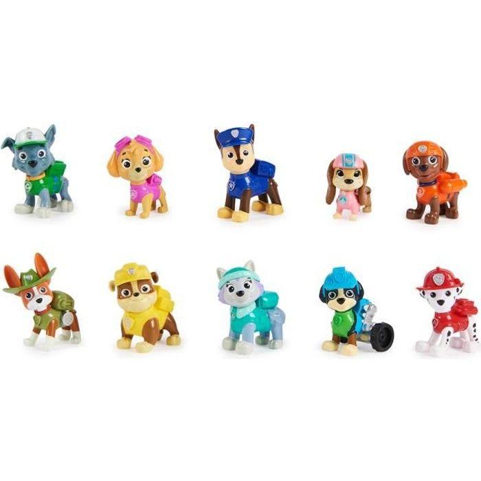 Coffret 10 figurines Pat' Patrouille - Édition 10eme Anniversaire - SPIN MASTER - Des 3 ans