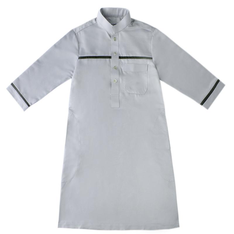 Saudi Arabic Muslim Boys Kids Thobe Robe Top Pants Kaftan Arab Islamic Clothing