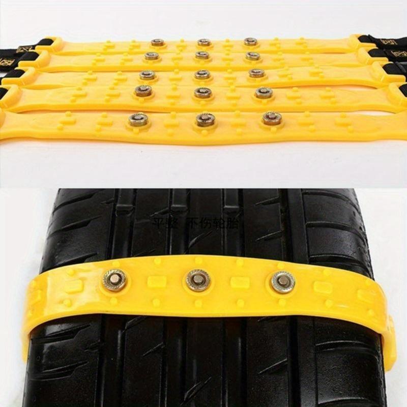 1/2/4 шт. ТПУ, автошины, цепи противоскольжения, противоскользящий ремень, безопасное вождение по снегу, льду, песку, грязному бездорожью для большинства автомобилей, внедорожников, фургонов, колес