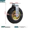 HuiZhen 8-inch Heavy-Duty Inflatable Silent Rubber Caster