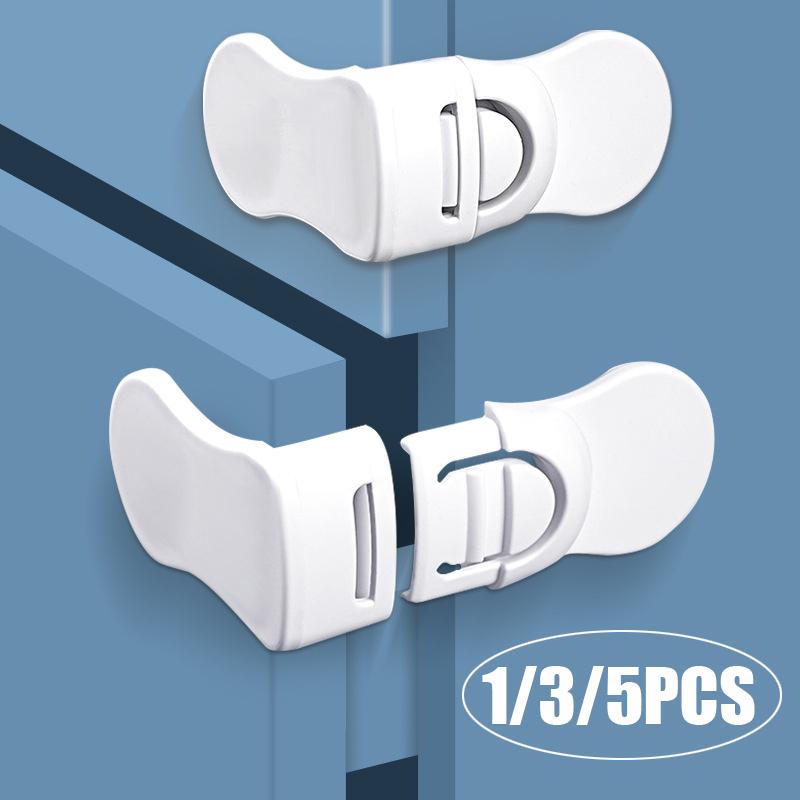 Kids Safety Locker Home Security Protection Door Drawer Lock for Children Refrigerator Cabinet Locks for Baby Safe Care 1/3/5Pcs