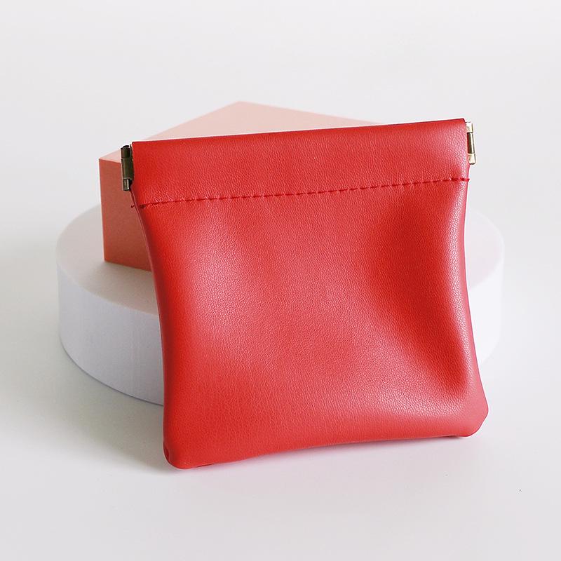 Soft Makeup & Travel Pouch: Mini PU Bag for Lipstick, Coins & Cables