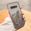 3D Чехол-глиттер с бабочкой для Samsung Galaxy S10 Plus S10 S9 Plus S9 S8 S8 Plus Блестящая задняя крышка
