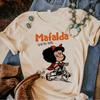 Mafalda tshirts Women Y2K comic graphic t shirt girl designer anime clothing