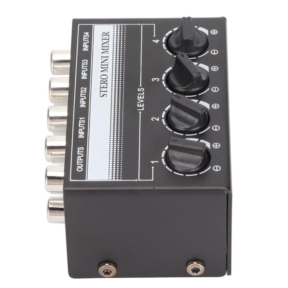 Support 4 in 1 Out CX400 4 Channel Passive Mixer Separate Volume Knobs Stereo Splitte  Stage