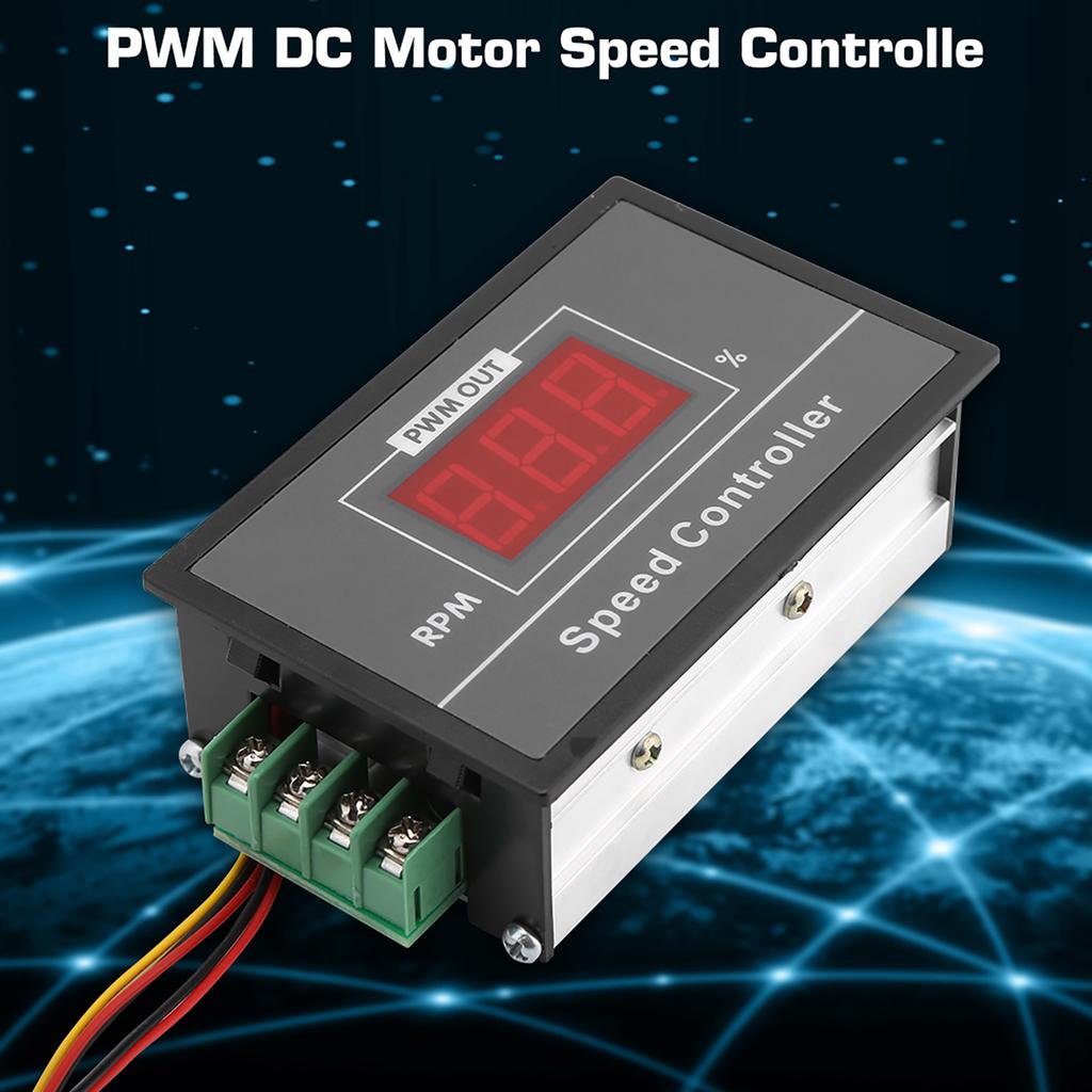 Adjustable Motor Controller  6‑60V 12V 24V 36V 48V 30A PWM  Motor Speed Controller Start Stop