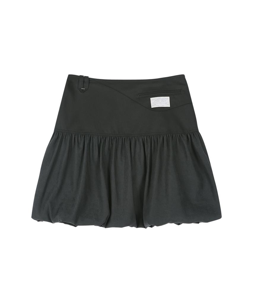 Grails Layered Puff Skirt [Black]