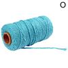 1 Roll Sewing Threads Cotton Rope 100Mx2mm Colored String Braided Woven Crafts Macrame Cord