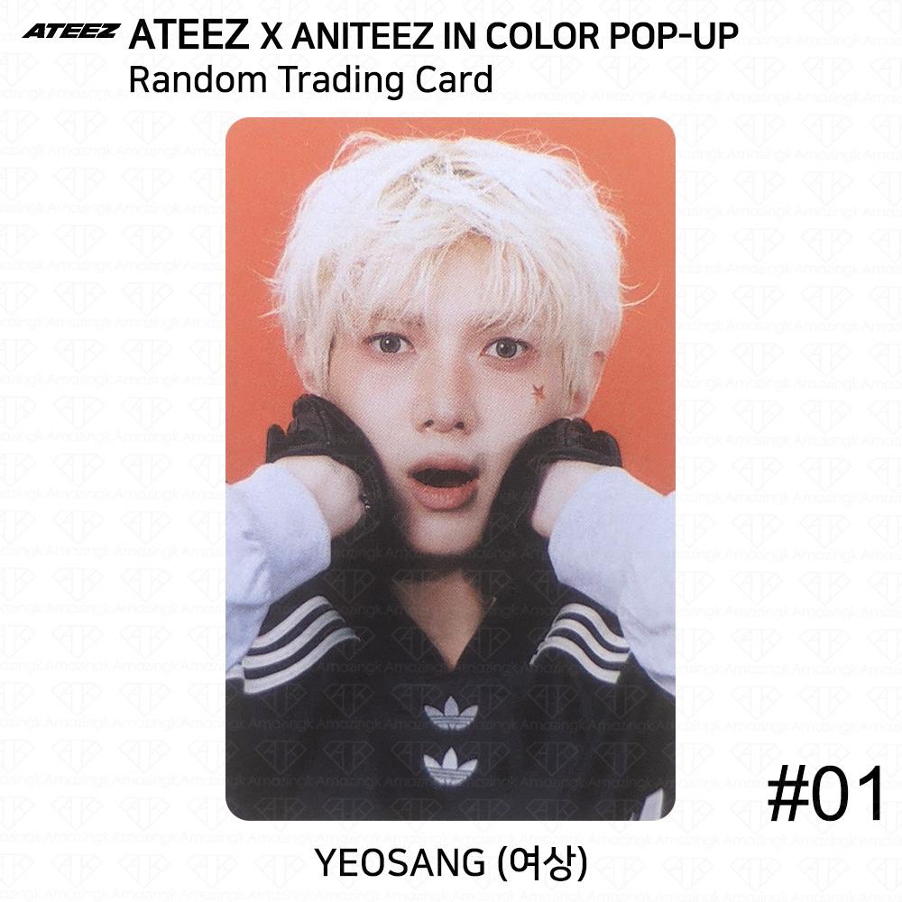 ATEEZ X ANITEEZ В Цвете POP-UP Случайная Коллекционная Карточка